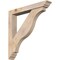Ekena Millwork Funston Traditional Smooth Bracket w/ Offset Brace, Douglas Fir, 5 1/2"W x 36"D x 36"H BKT0604X36X36FST01SDF - alternate 1